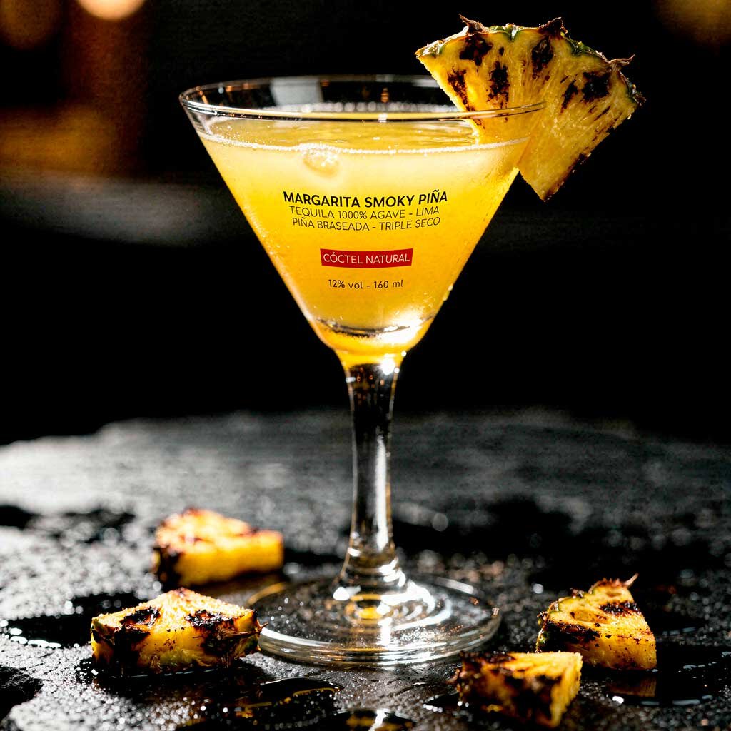 COMPRAR MARGARITA PIÑA PREPARADA A LA BRASA I Vibrante México 5 coctel-margarita-preparada