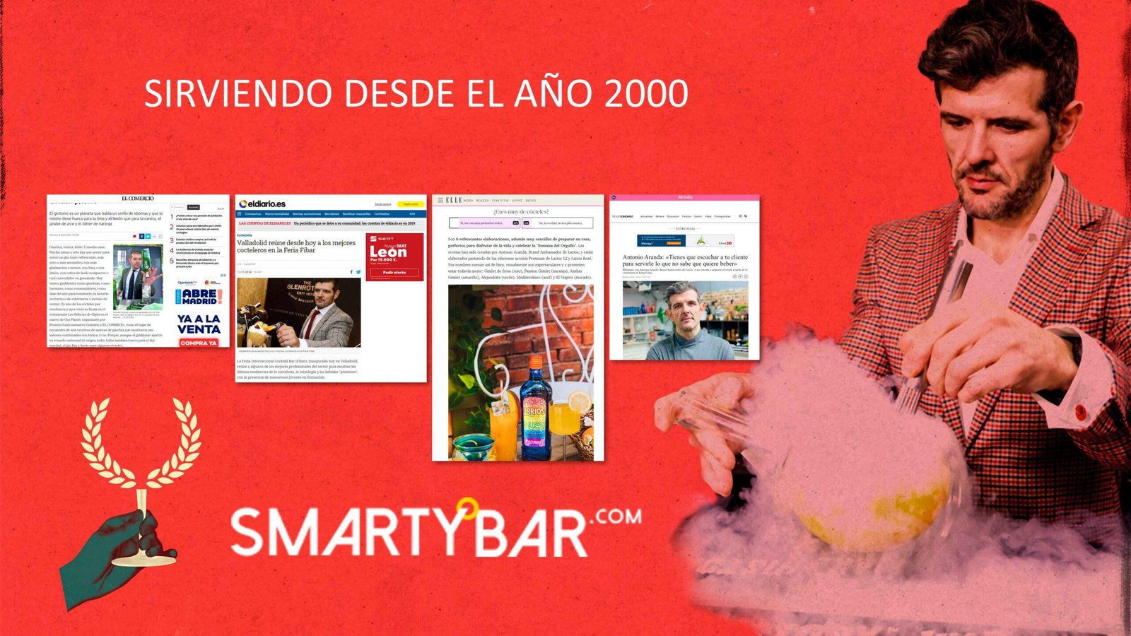 Maestro coctelero antonio aranda scaled Trayectoria en prensa de Antonio Aranda maestro coctelero de SmartyBar