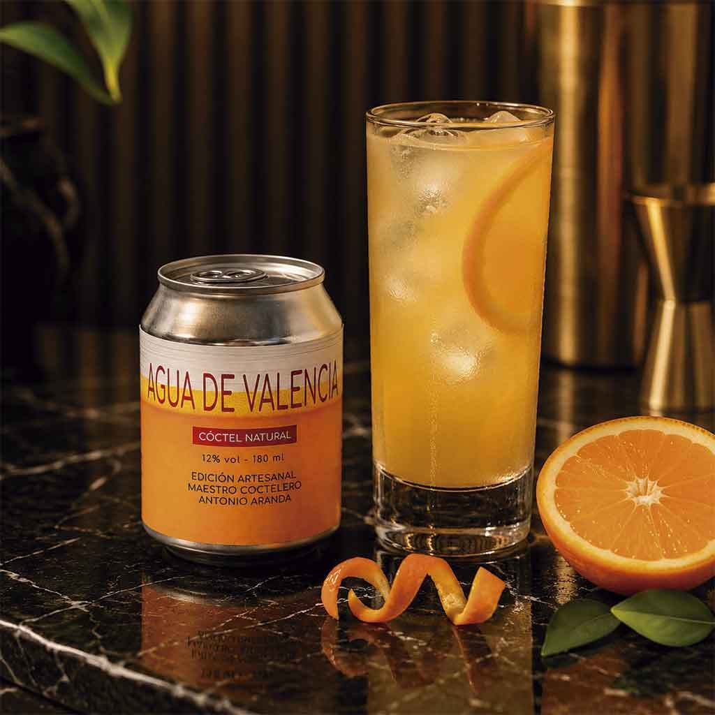 Coctel premezclado agua de valencia Cóctel premezclado Agua de Valencia con ginebra