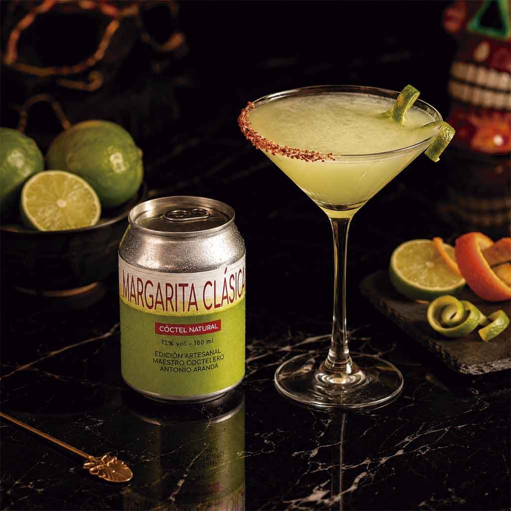 Coctel premezclado margarita clasica Cóctel premezclado Margarita clásica con tequila