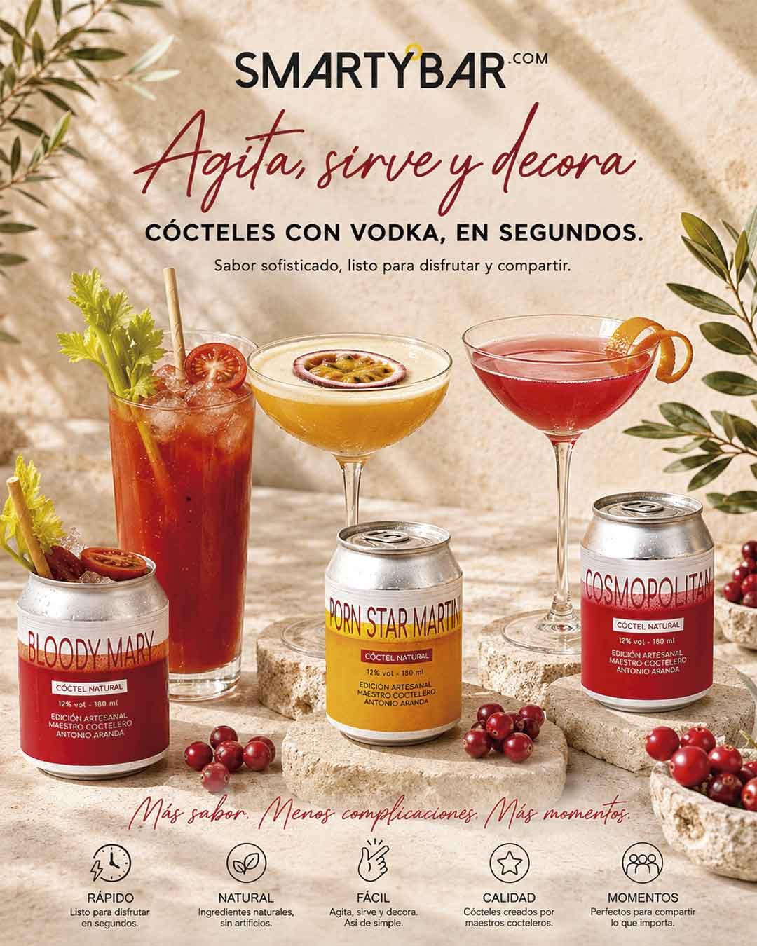 Cócteles con vodka Cócteles con vodka SmartyBar