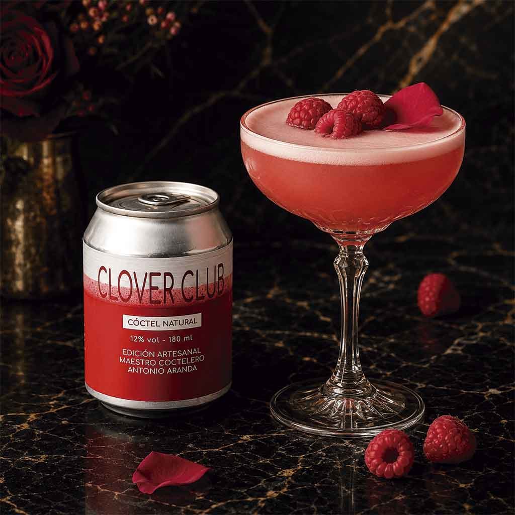 Cocteles en lata clover club Ingredientes del Clover Club Smartybar en lata