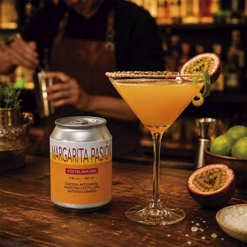 Cócteles en lata Margarita Fruta de la Pasión