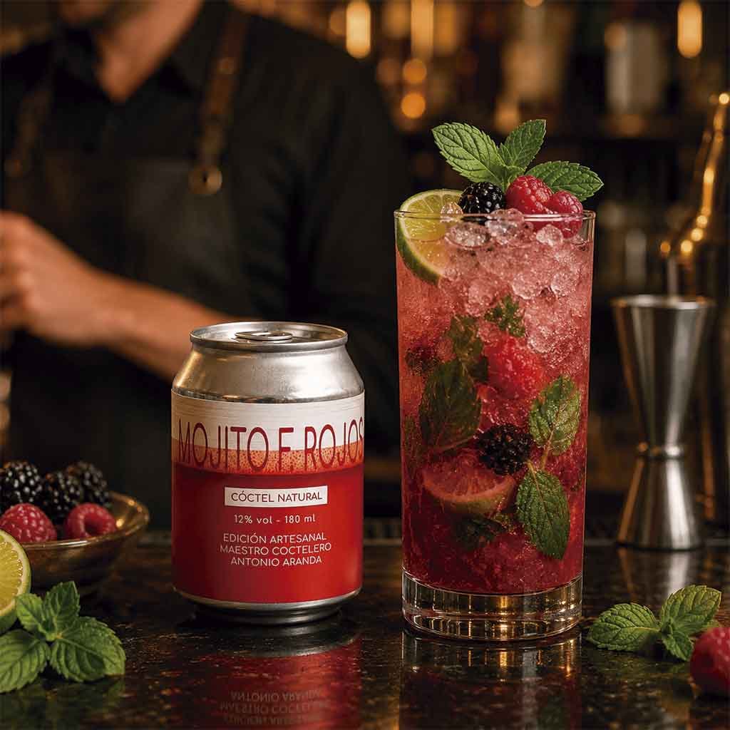 Cocteles en lata mojito frutos rojos cócteles en lata mojito frutos rojos