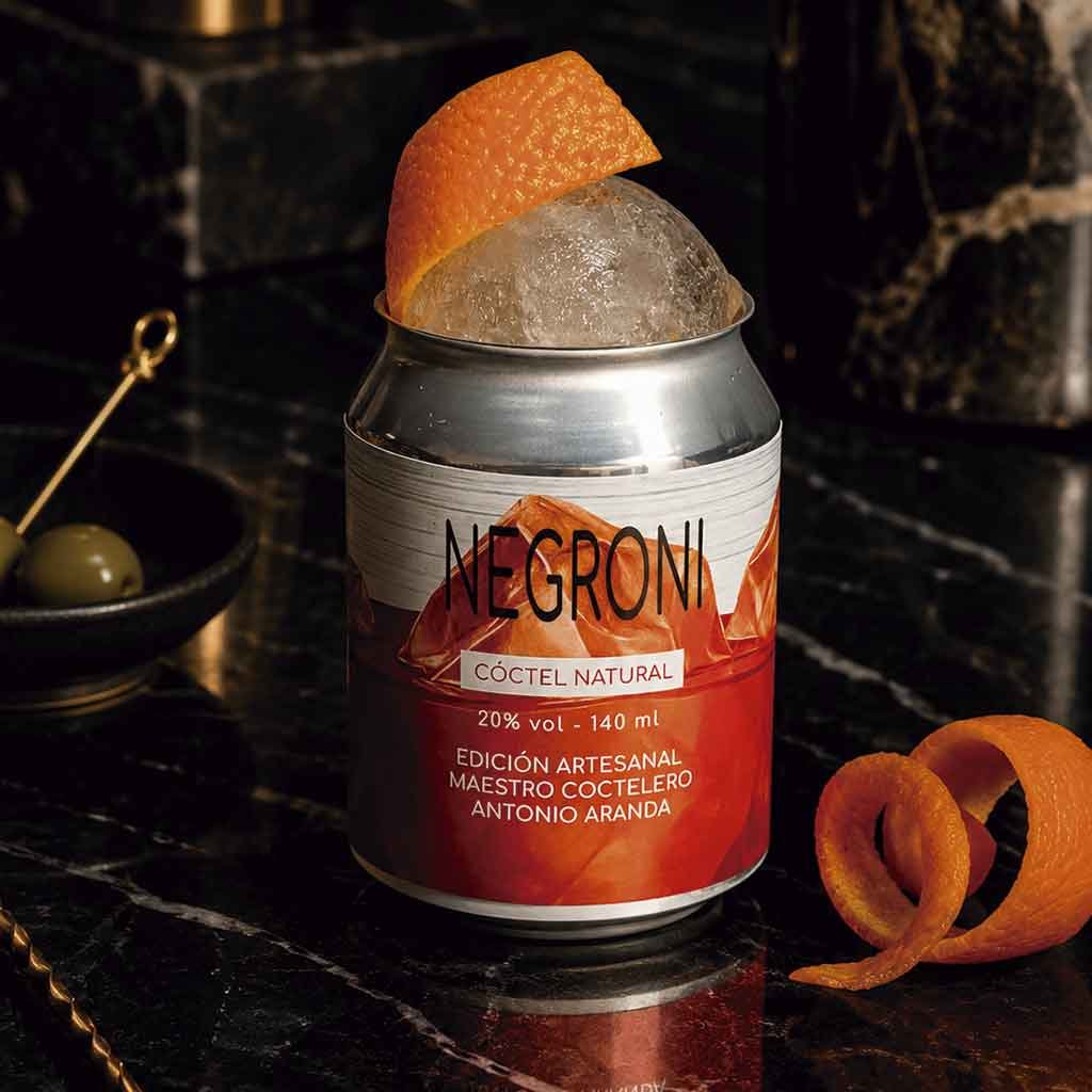 Cocteles en lata negroni Ingredientes del Negroni Smartybar en lata