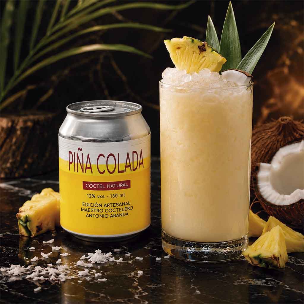 Cocteles en lata pina colada Ingredientes de la Piña Colada Smartybar en lata