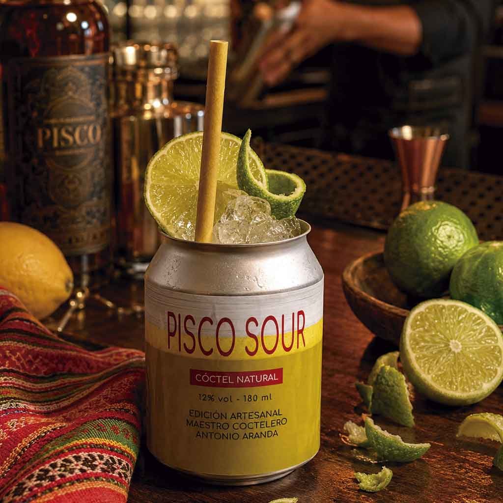 Pisco Sour en lata con aguardiente de uva SmartyBar