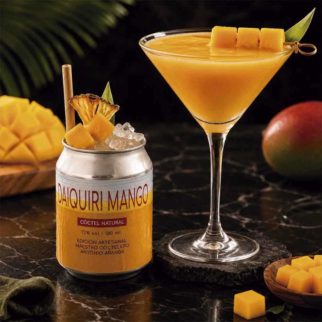 Comprar daiquiri mango preparado Daiquiri Mango preparado con mango maduro y ron dominicano