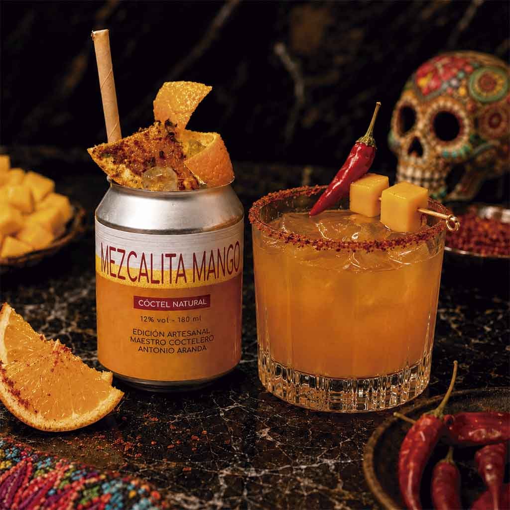 Comprar mezcalita mango preparada Comprar Mezcalita Mango preparada con mezcal y cítricos