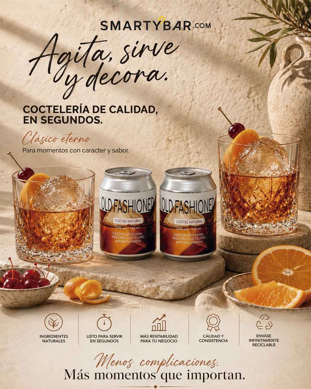 Comprar old fashioned preparado Comprar Old Fashioned preparado listo para tomar SmartyBar