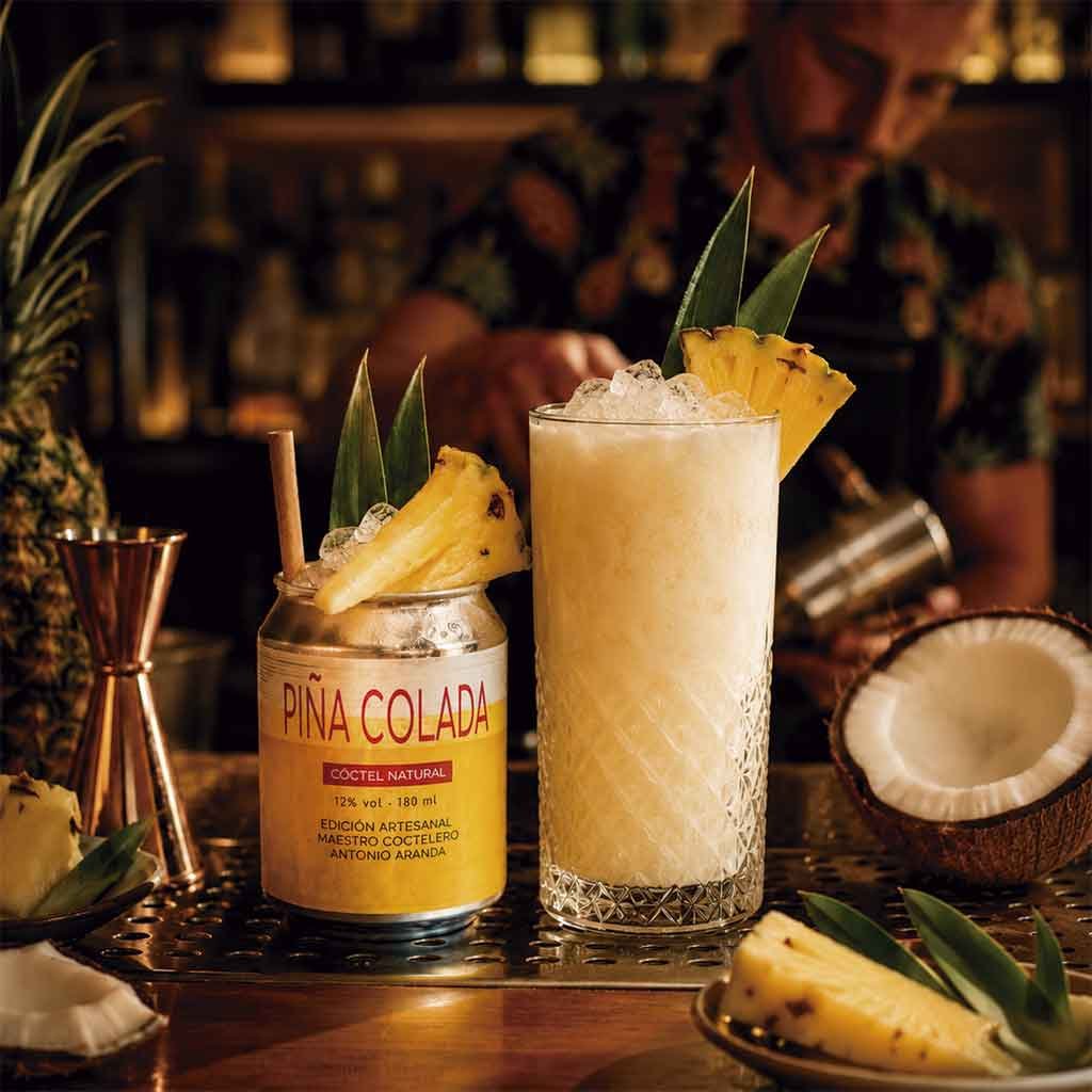 Comprar pina colada preparada Piña Colada preparada con piña natural coco y ron dominicano