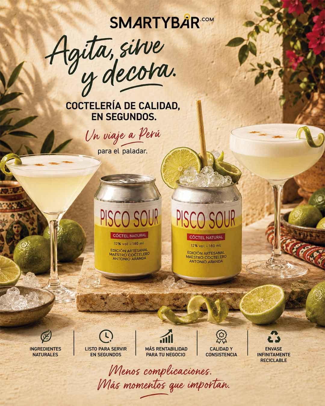 Comprar pisco sour preparado hero Comprar Pisco Sour preparado listo para tomar Smartybar