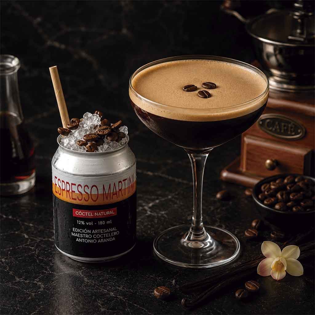 Espresso martini listo para tomar Espresso Martini listo para tomar en lata Smartybar